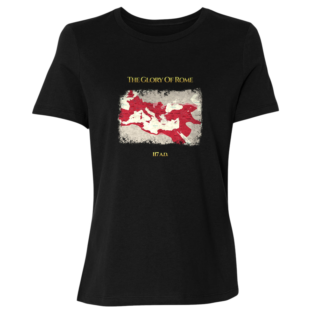 Roman Empire Map Women's T-Shirt