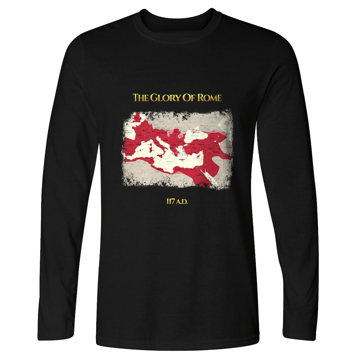 Roman Empire Map Long Sleeve T-Shirt