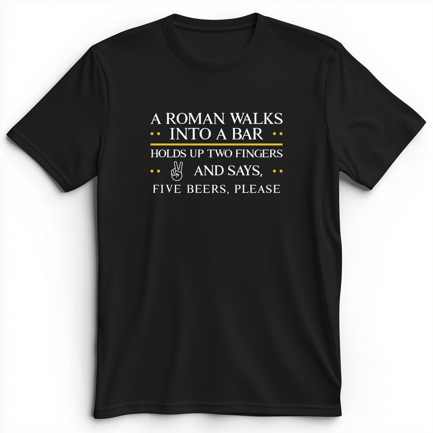 Roman Walks Into a Bar Premium Tee