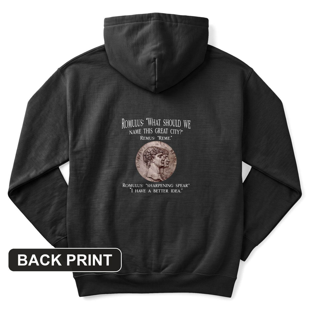 Rome Back Print Hoodie
