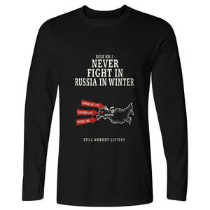 Russia In Winter Long Sleeve T-Shirt