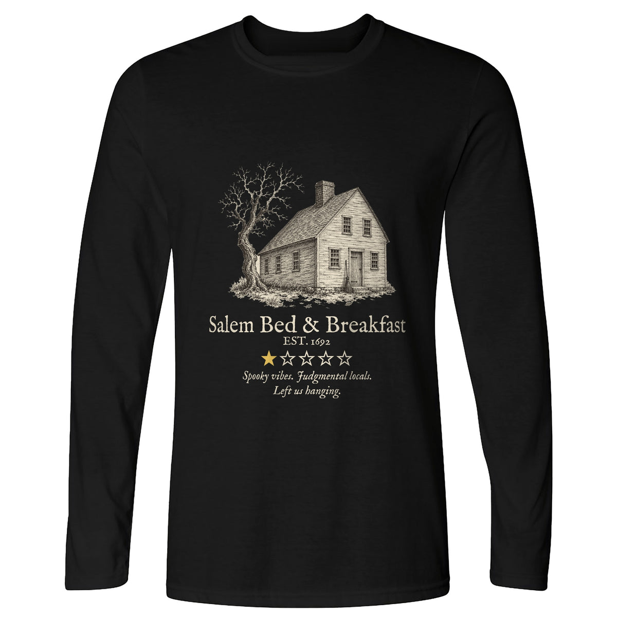 Salem Bed And Breakfast 1692 Long Sleeve T-Shirt