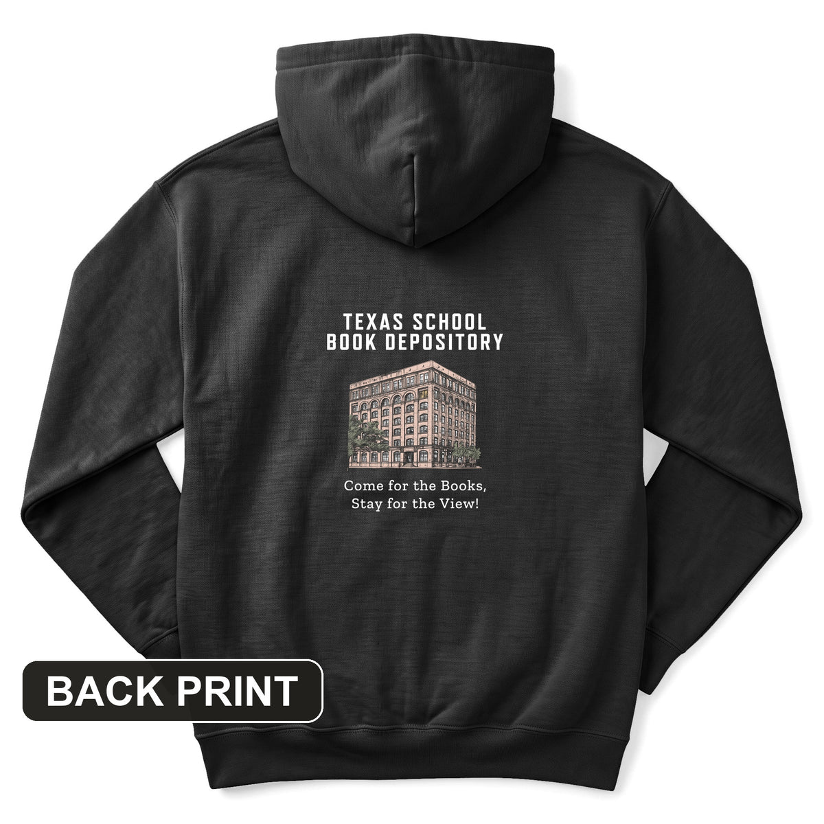 School Book Depository Back Print Hoodie