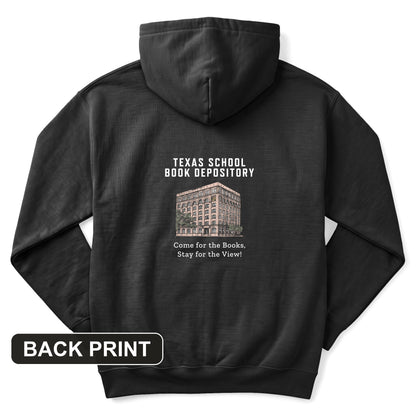 School Book Depository Back Print Hoodie