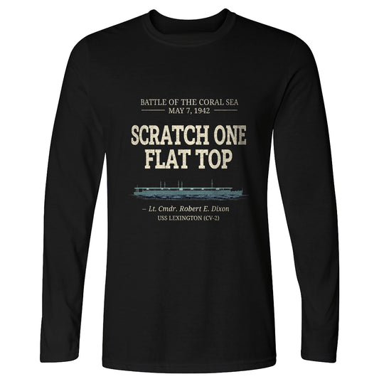 Scratch One Flat Top Long Sleeve T-Shirt