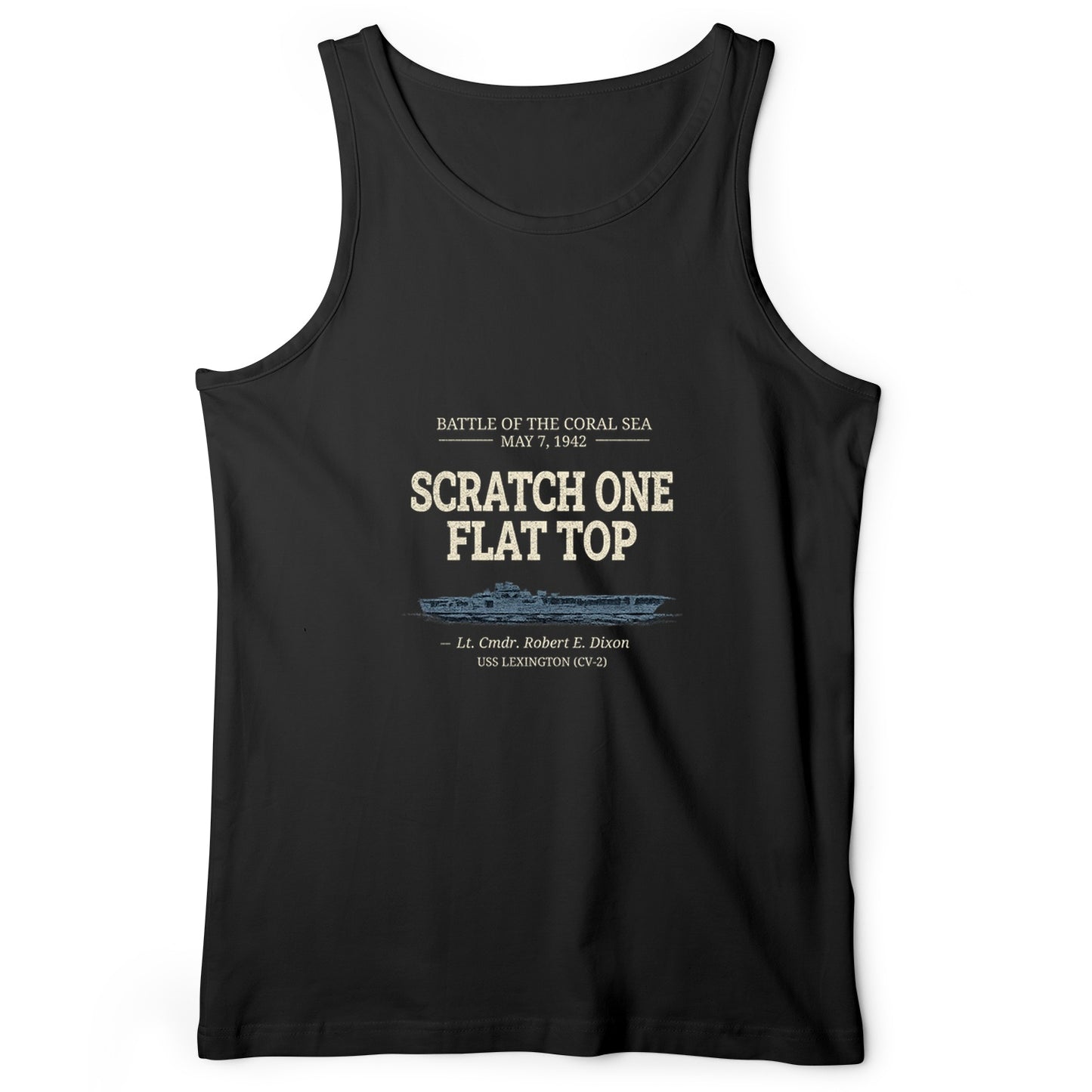 Scratch One Flat Top Tank Top