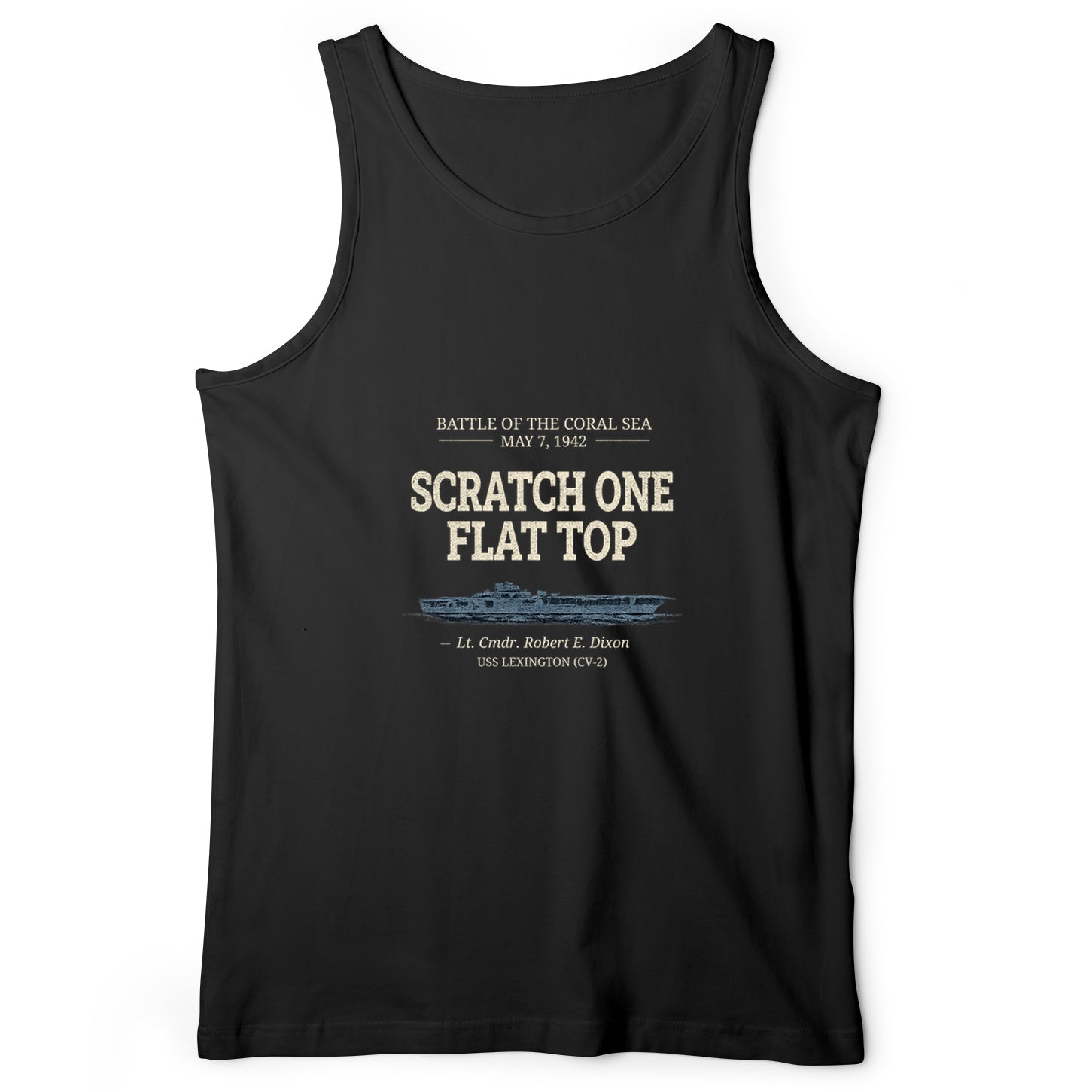 Scratch One Flat Top Tank Top