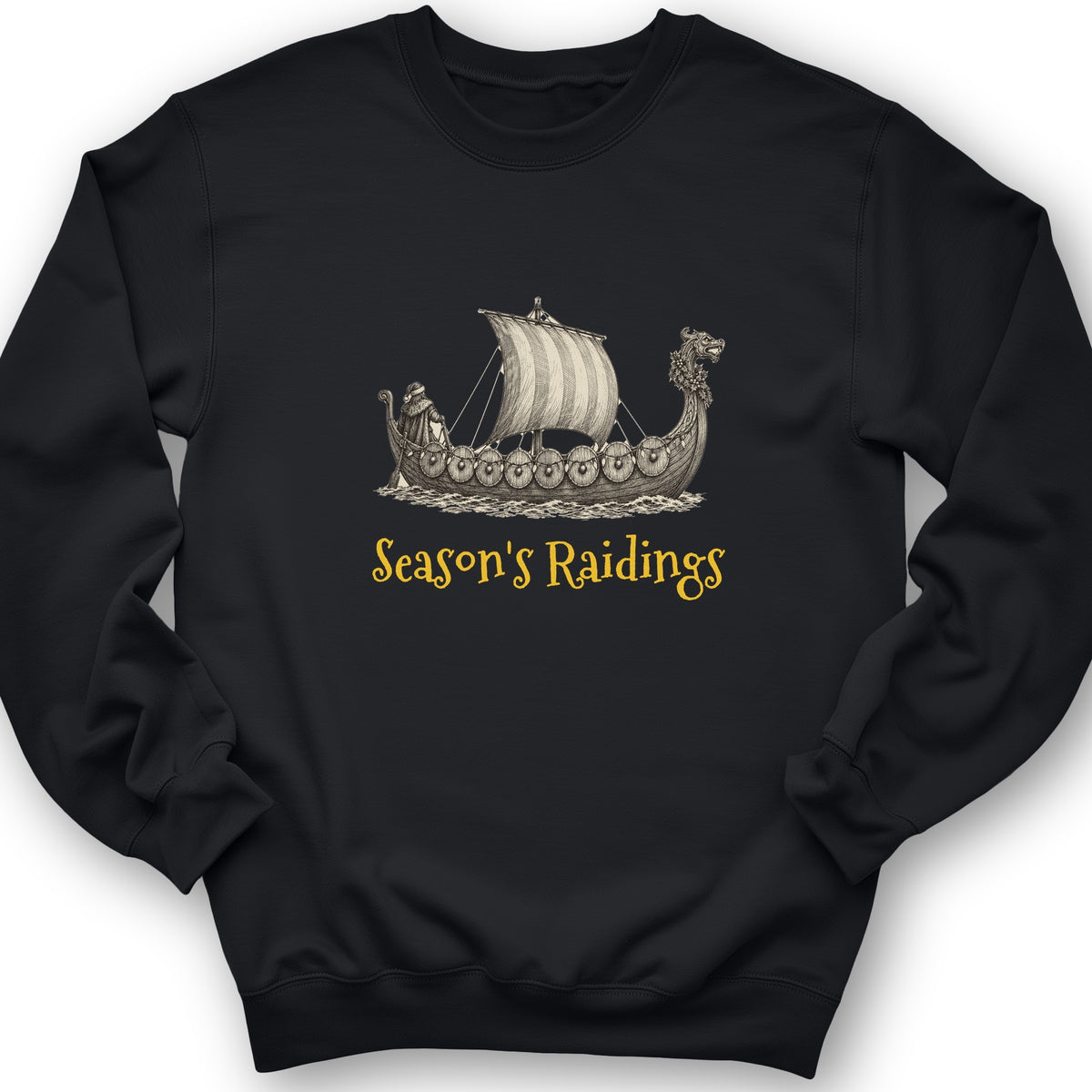 Seasons Raidings Viking Christmas Crewneck