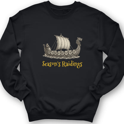 Seasons Raidings Viking Christmas Crewneck