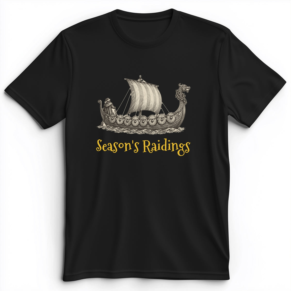Seasons Raidings Viking Christmas Premium Tee