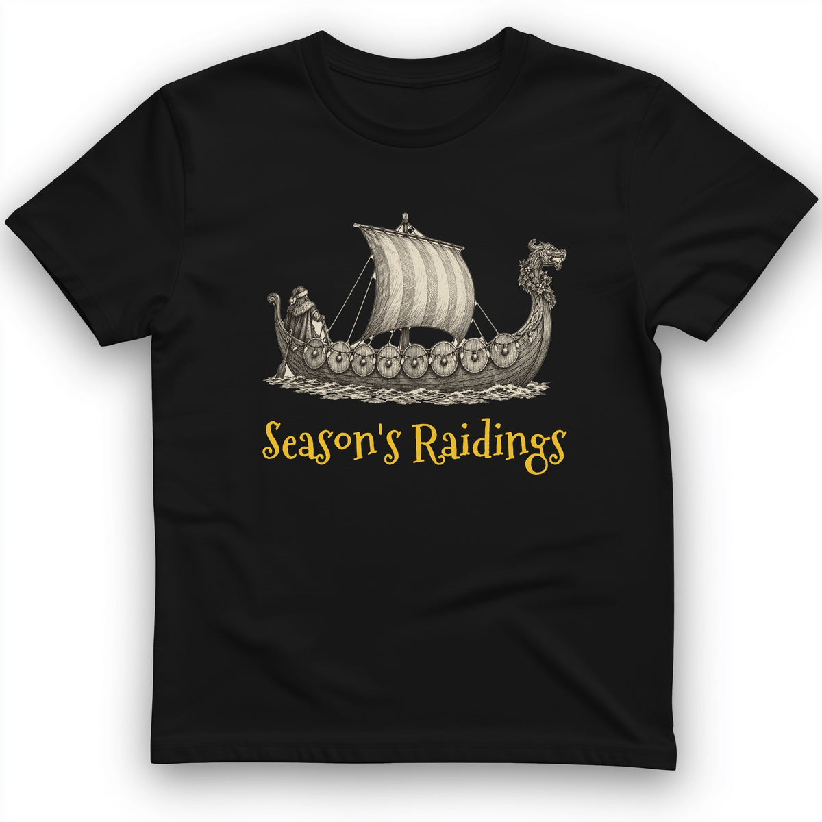 Seasons Raidings Viking Christmas T-Shirt