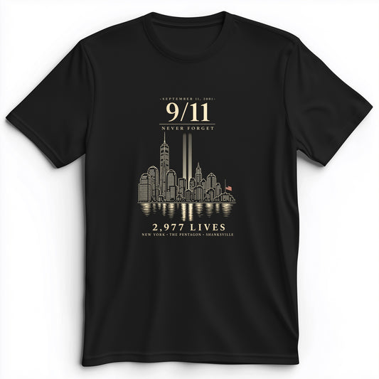 September 11 Never Forget Premium Tee