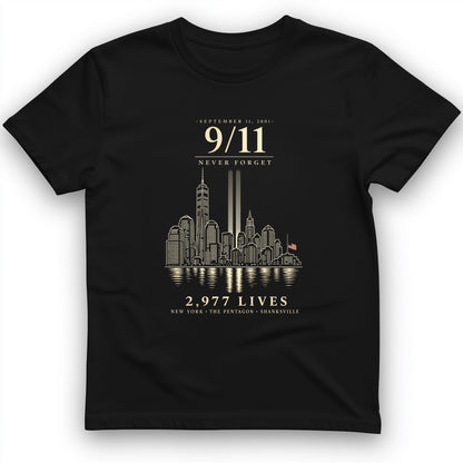 September 11 Never Forget T-Shirt