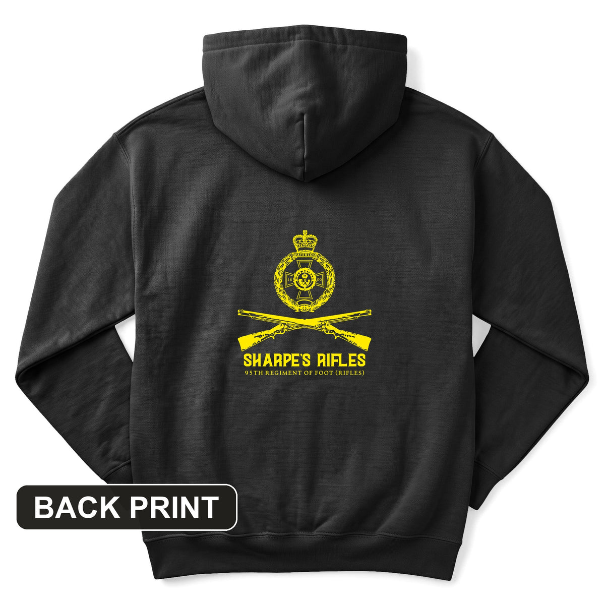 Sharpe's Rifles Back Print Hoodie