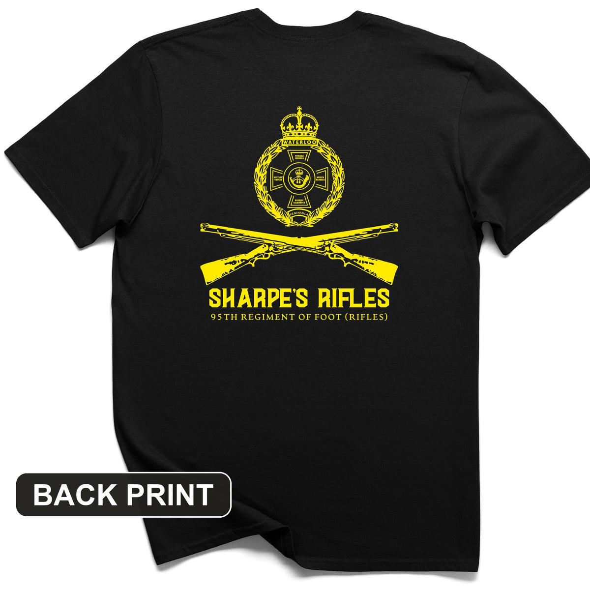 Sharpe's Rifles Back Print T-Shirt