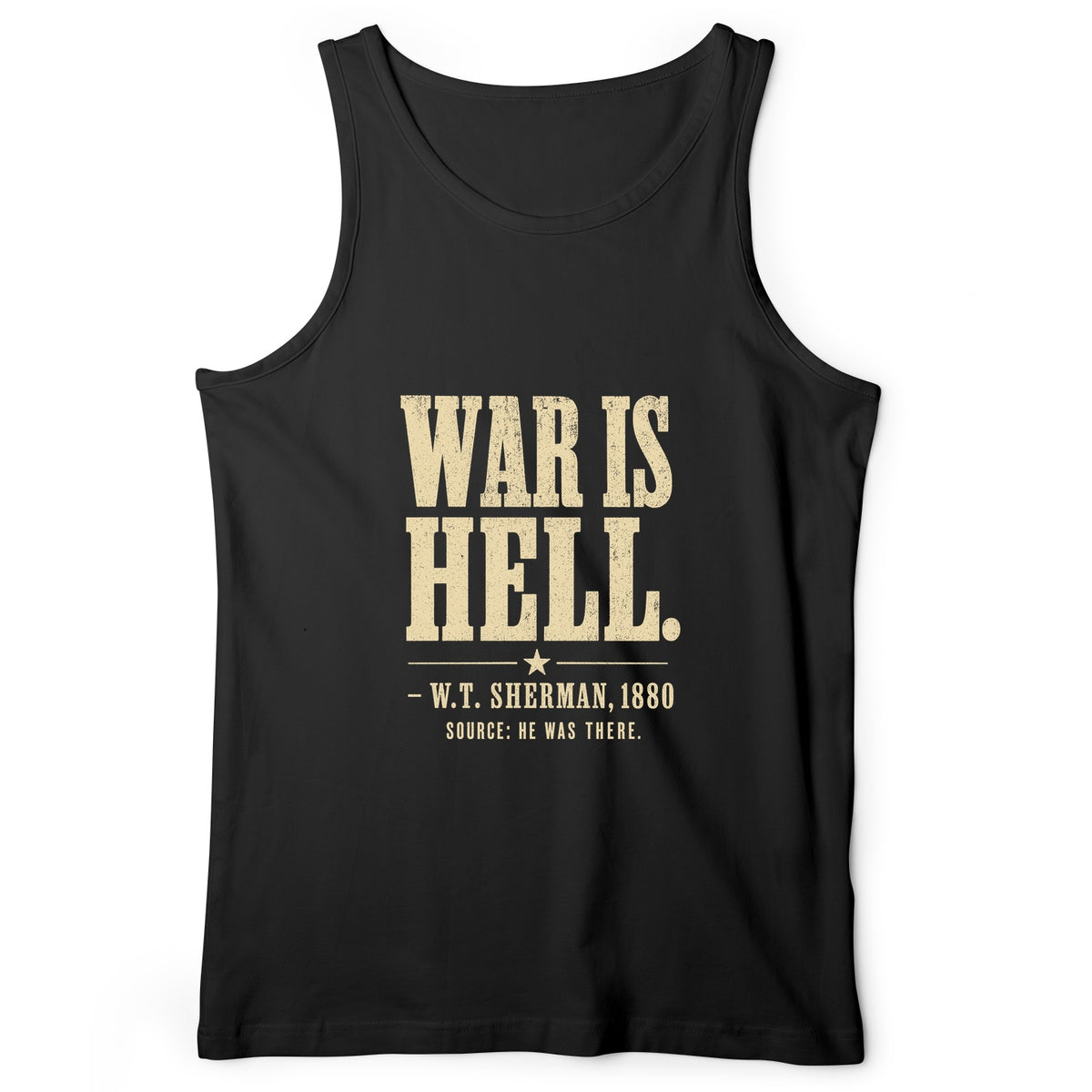 Sherman War Is Hell Tank Top