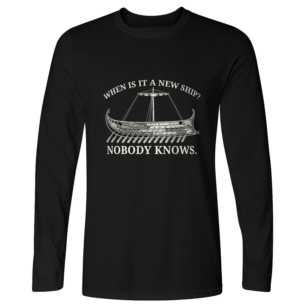 Ship of Theseus Long Sleeve T-Shirt