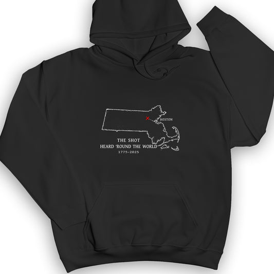 Shot Heard Round The World Hoodie