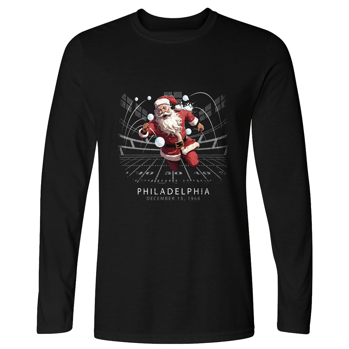 Snowballs at Santa Long Sleeve T-Shirt