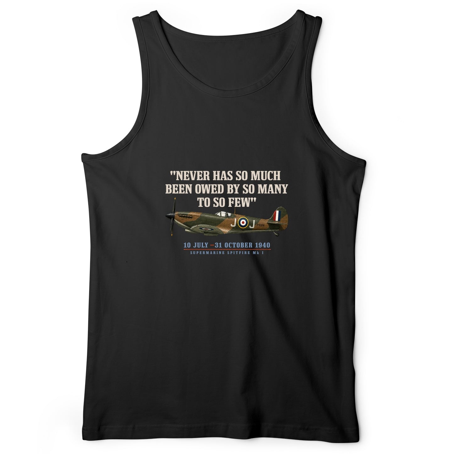 Spitfire So Few Quote Tank Top