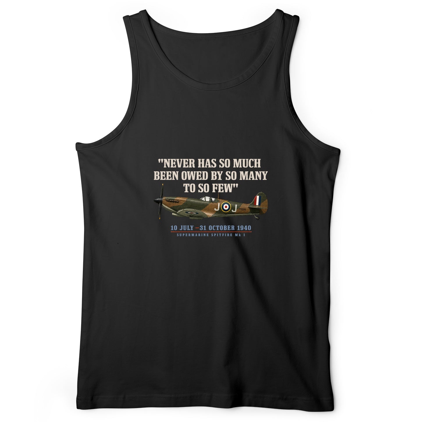 Spitfire So Few Quote Tank Top