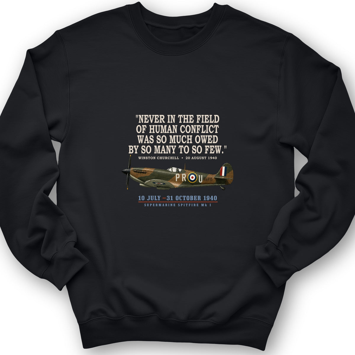 Spitfire So Few Quote Crewneck