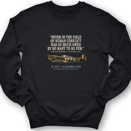Spitfire So Few Quote Crewneck