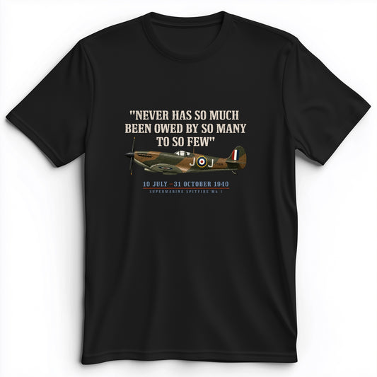 Spitfire So Few Quote Premium Tee