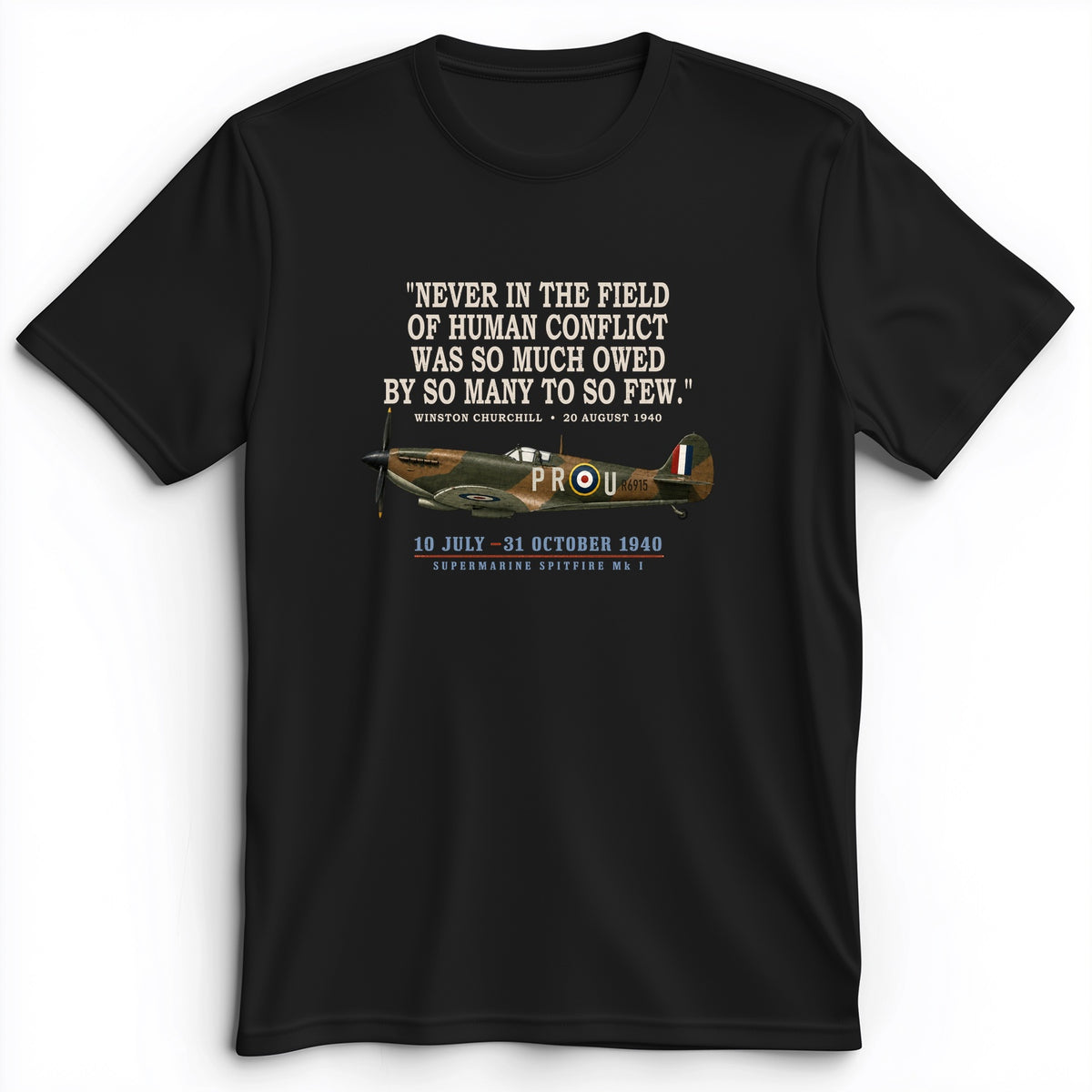 Spitfire So Few Quote Premium Tee