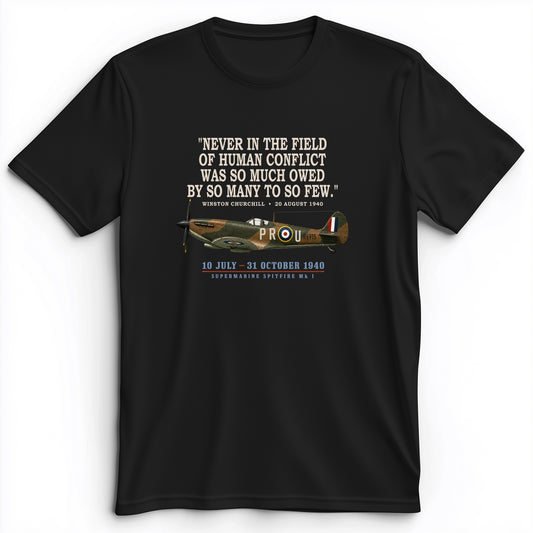 Spitfire So Few Quote Premium Tee