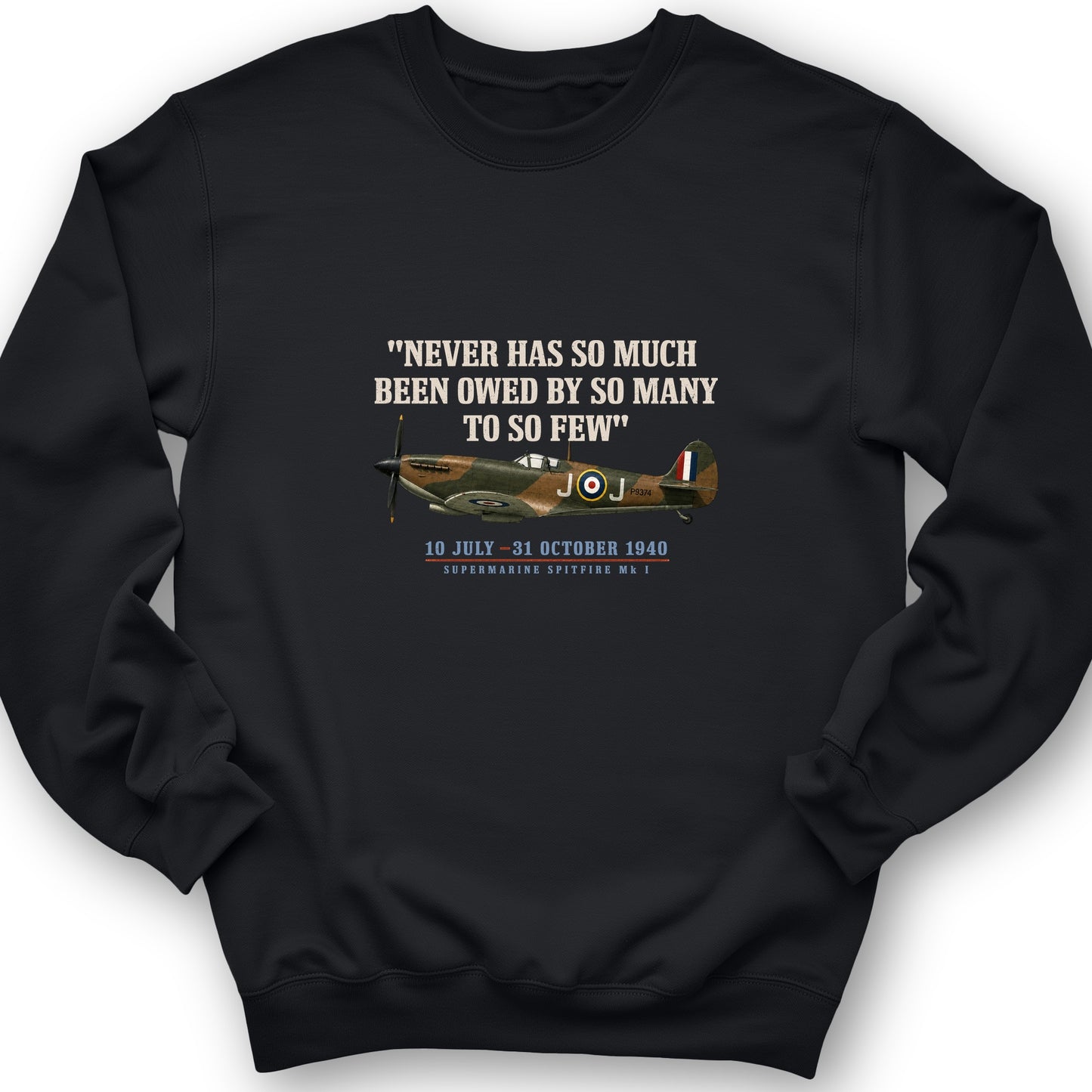 Spitfire So Few Quote Crewneck