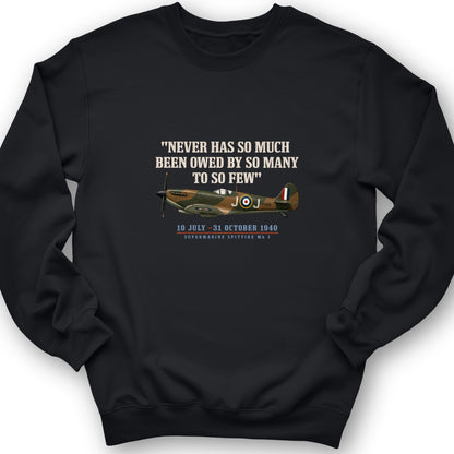 Spitfire So Few Quote Crewneck