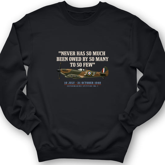 Spitfire So Few Quote Crewneck