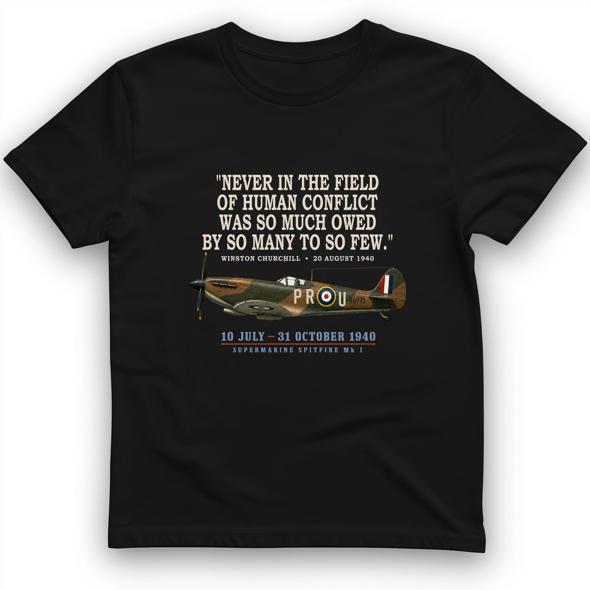 Spitfire So Few Quote T-Shirt
