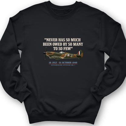 Spitfire So Few Quote Sweatshirt