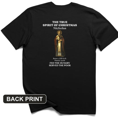 St Nicholas Back Print T-Shirt