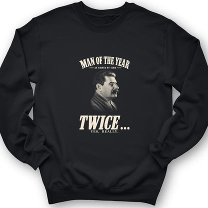 Stalin Man Of The Year Twice Crewneck