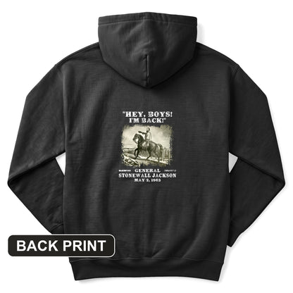 Stonewall Jackson Back Print Hoodie