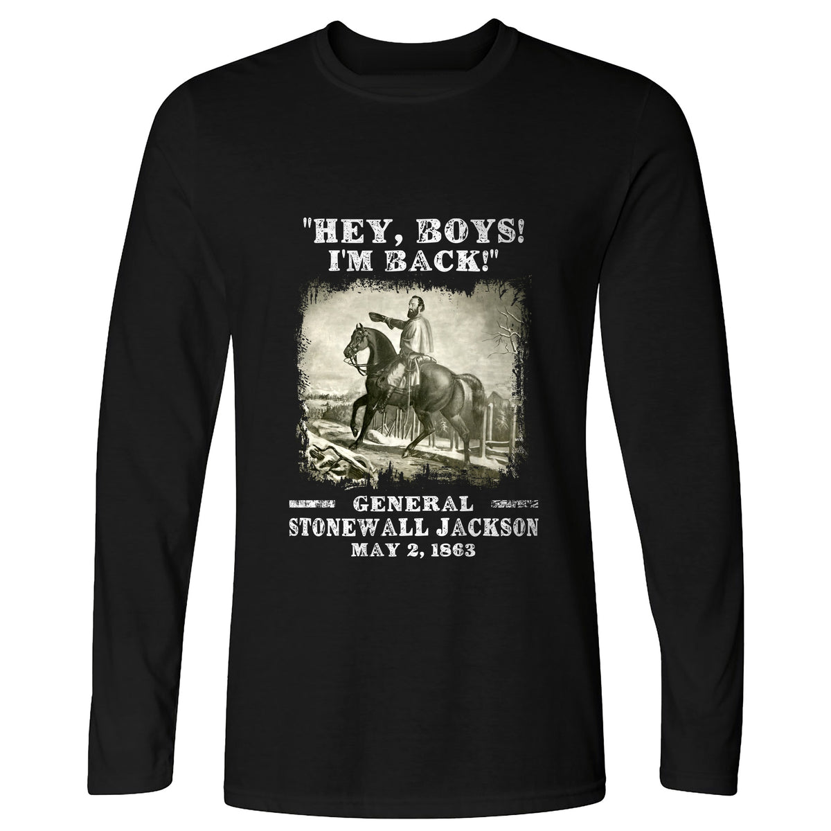 Stonewall Jackson Long Sleeve T-Shirt