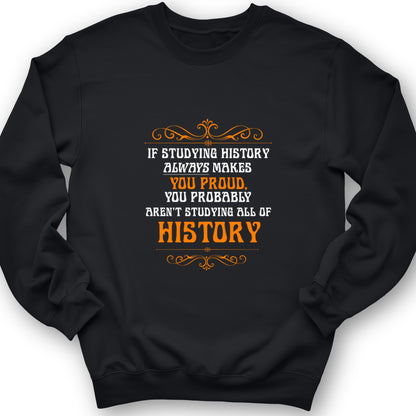 Studying History Crewneck