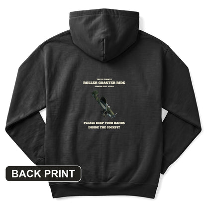 Stuka Roller Coaster Ride Back Print Hoodie
