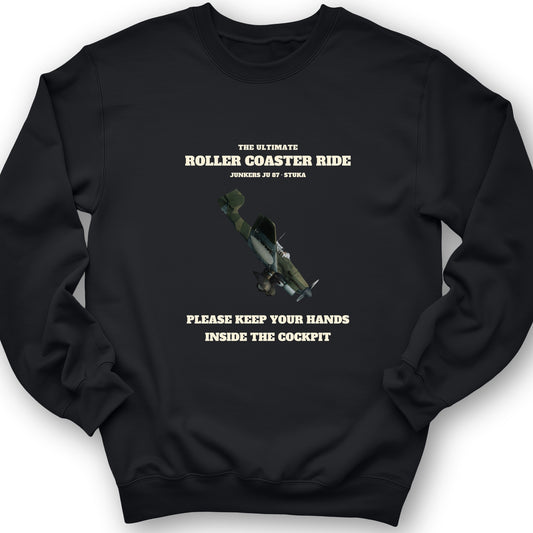 Stuka Roller Coaster Ride Crewneck