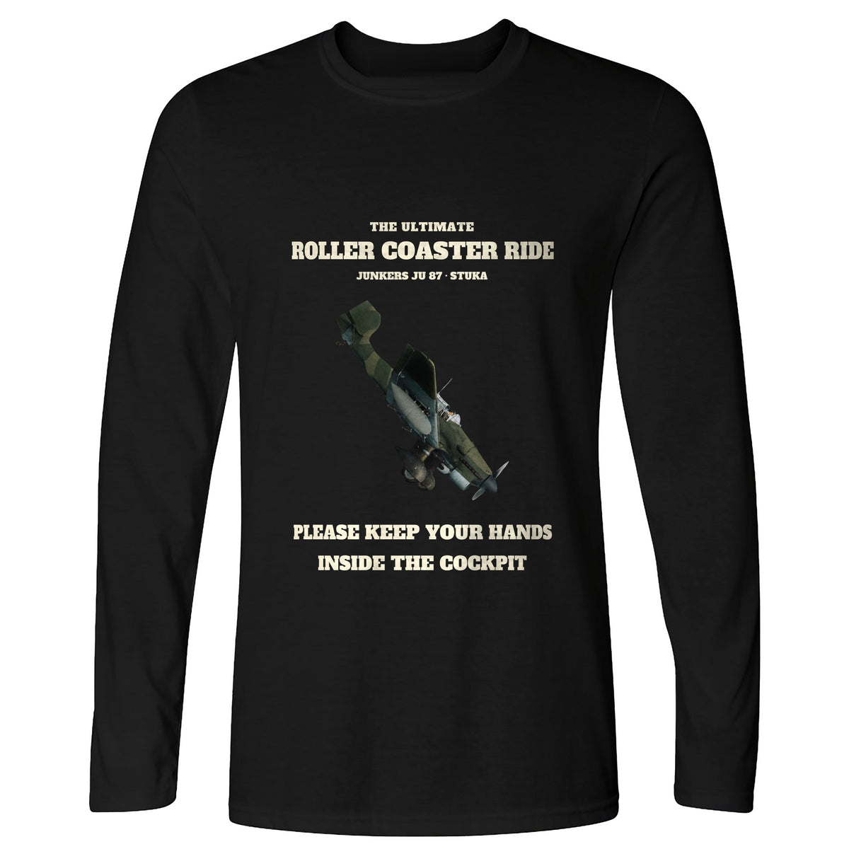 Stuka Roller Coaster Ride Long Sleeve T-Shirt