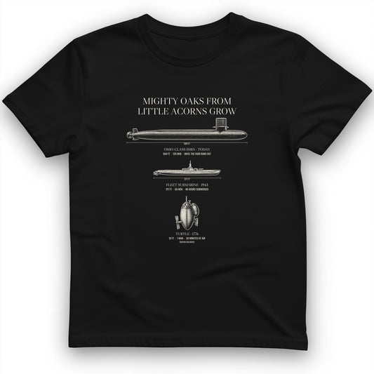 Submarine Evolution Acorns T-Shirt
