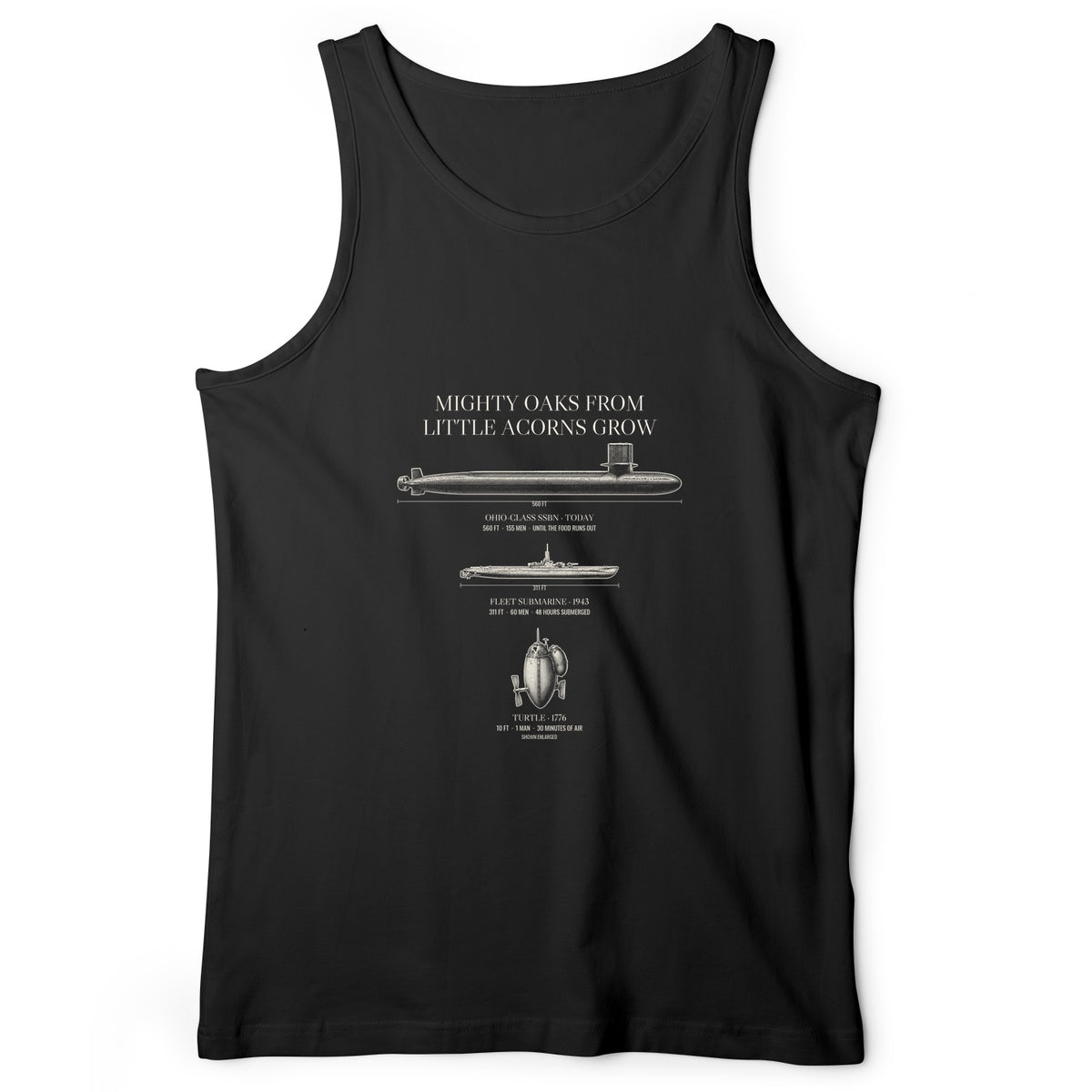 Submarine Evolution Acorns Tank Top