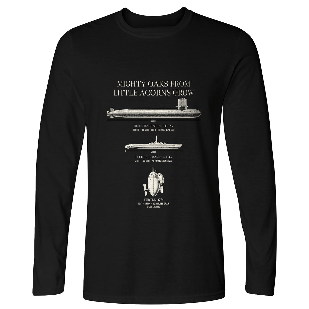 Submarine Evolution Long Sleeve T-Shirt