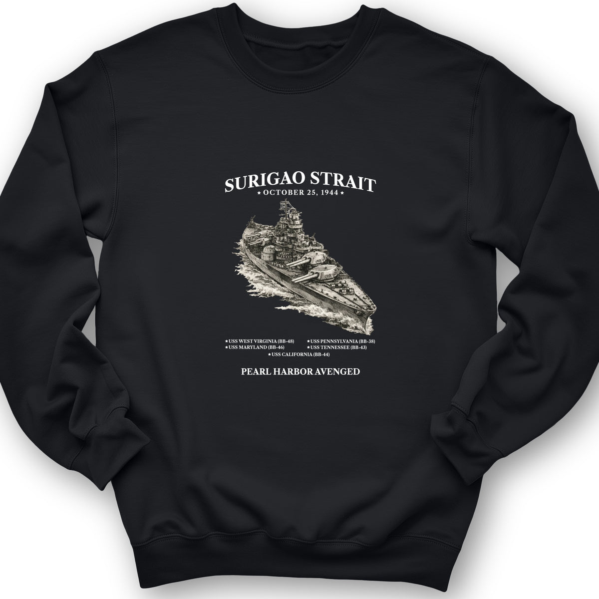 Surigao Strait Crewneck