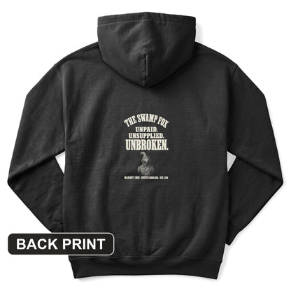 Swamp Fox Unbroken Back Print Hoodie
