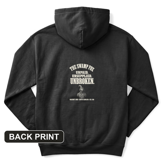 Swamp Fox Unbroken Back Print Hoodie