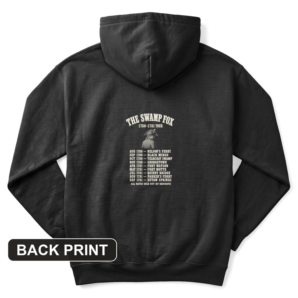 Swamp Fox World Tour Back Print Hoodie